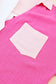 Rose color-block polo shirt - t-shirts