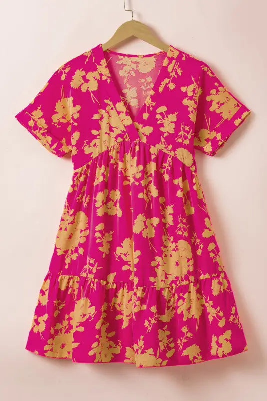 Rose floral smock dress - dresses/floral dresses