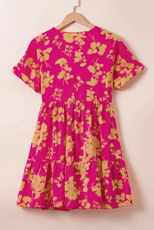 Rose floral smock dress - dresses/floral dresses