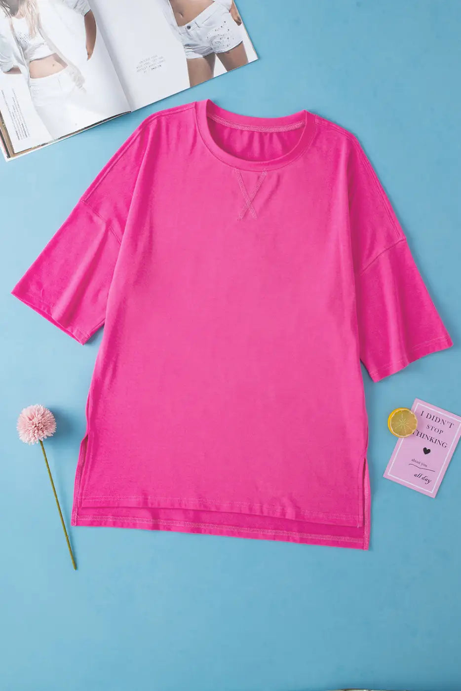 Baggy longline t-shirt - tunic tops