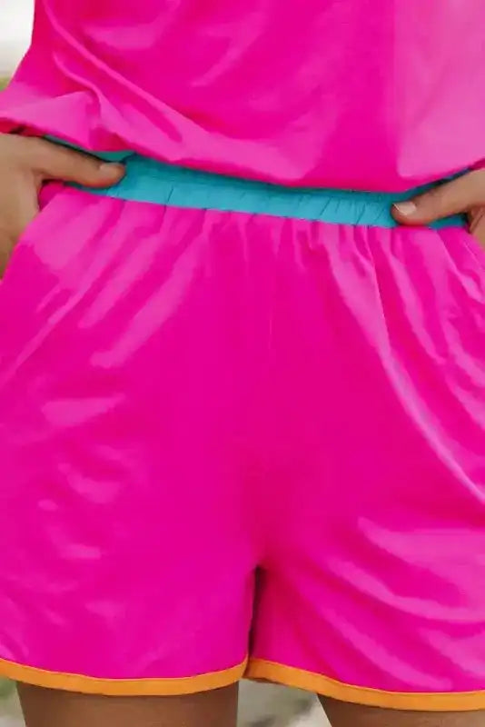 Rose Tee and Shorts Matching Set - Fashionfitz