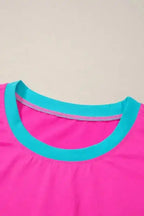 Rose Tee and Shorts Matching Set - Fashionfitz