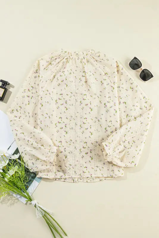 Rosette lace blouse | romantic chic top | fashionfitz