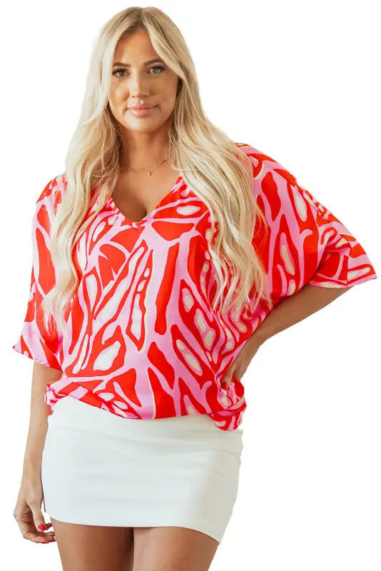 Ruby rhapsody blouse – elegant oversized fit | fashionfitz