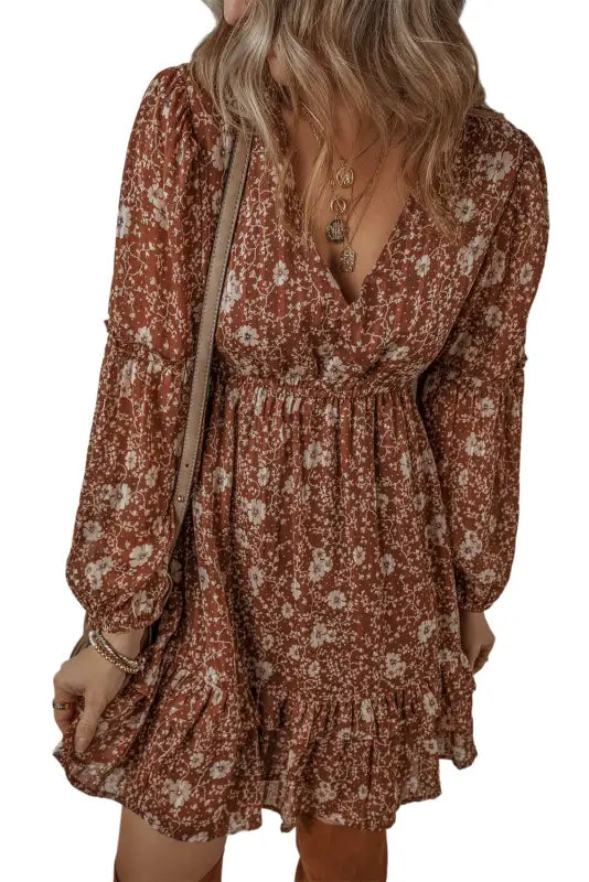 Ruffle romance boho dress | mini dresses | fashionfitz