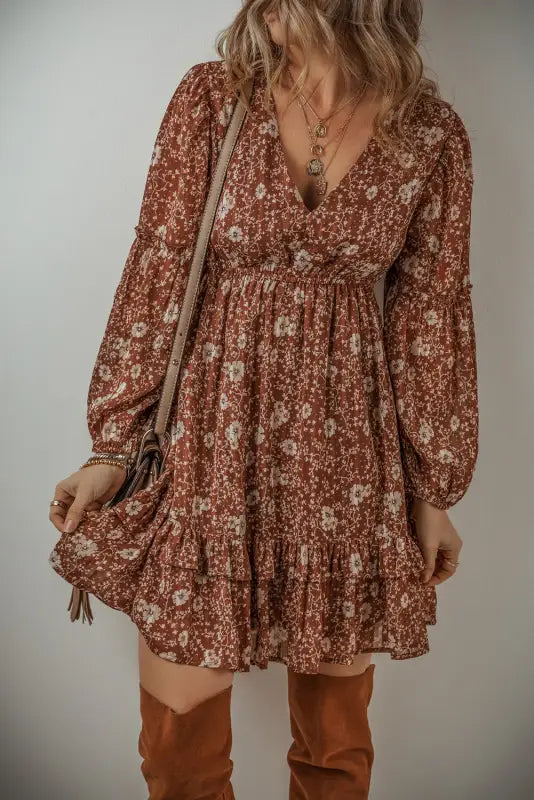 Ruffle romance boho dress | mini dresses | fashionfitz