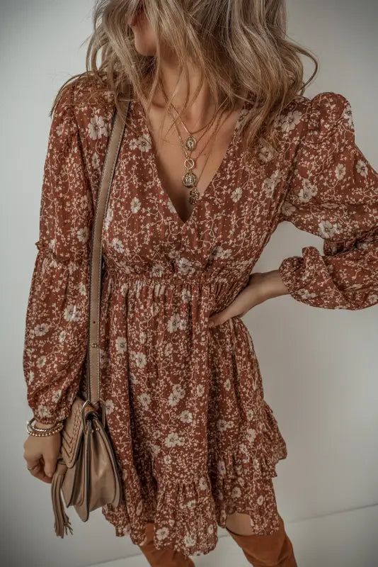 Ruffle romance boho dress | mini dresses | fashionfitz