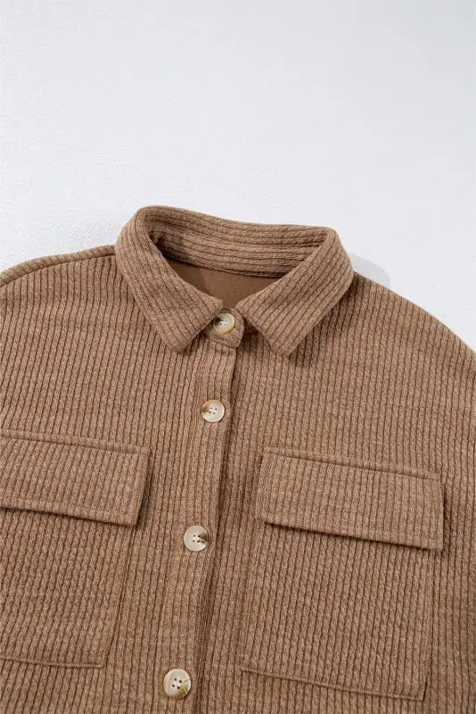 Rugged elegance corduroy shacket | cord overshirts | fashionfitz