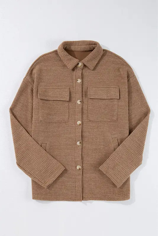 Rugged elegance corduroy shacket | cord overshirts | fashionfitz