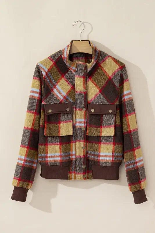 Rustic charm plaid jacket | autumn jackets | fashionfitz