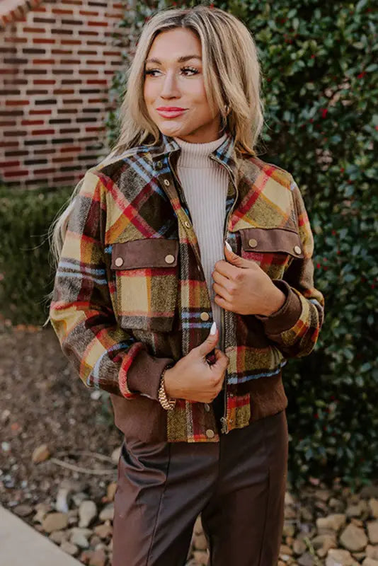 Rustic charm plaid jacket | autumn jackets | fashionfitz