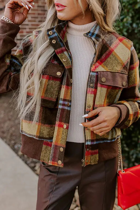 Rustic charm plaid jacket | autumn jackets | fashionfitz