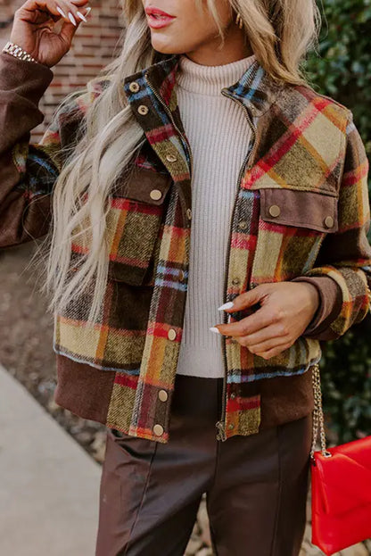 Rustic charm plaid jacket | autumn jackets | fashionfitz