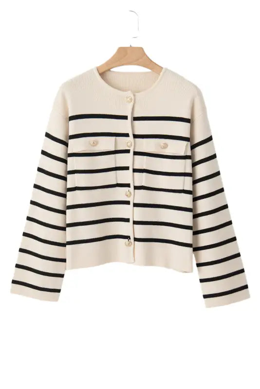 Sable stripe button cardigan | women’s cardigans | fashionfitz