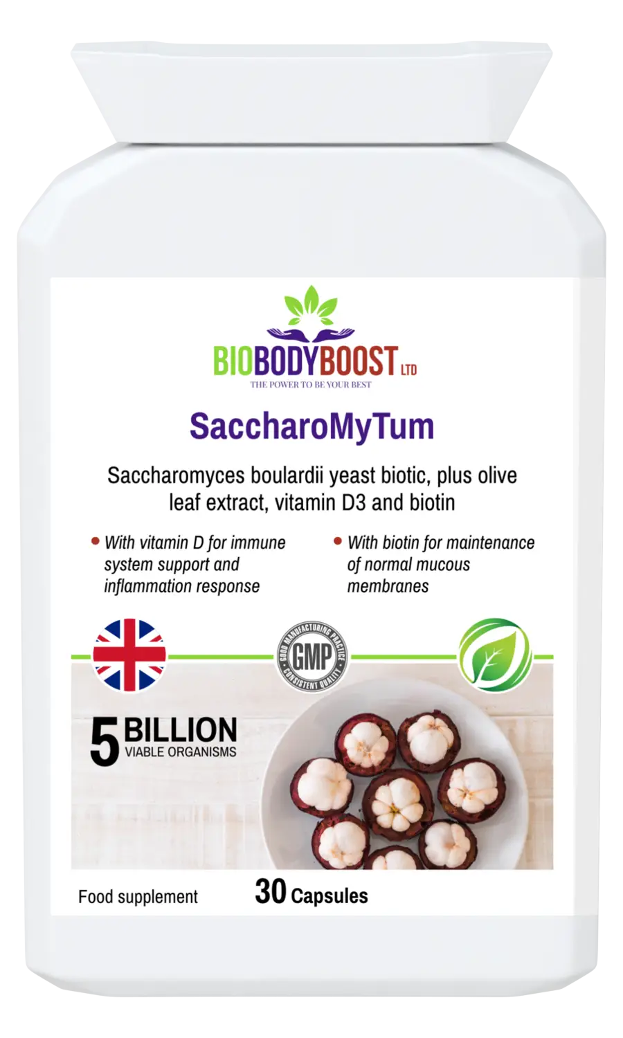 Saccharomytum vegan biotics and vitamin d3 - vitamins & supplements