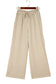 Safari chic trousers | khaki stripe | wide leg comfort