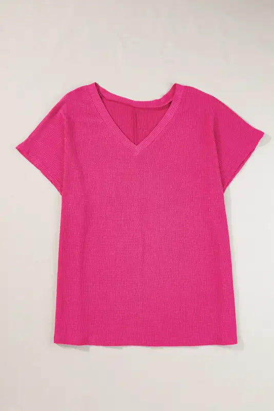 Sapphire bubble hem plus top - size t-shirts