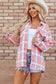 Sassy plaid button-up shacket | women’s jackets | fashionfitz