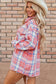 Sassy plaid button-up shacket | women’s jackets | fashionfitz