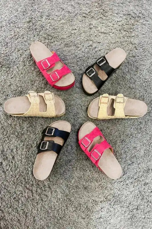 Sassy Strides Suede Slippers - Fashionfitz