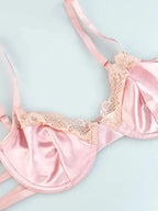 Say My Name 3-Piece Garter Lingerie Set - Fashionfitz