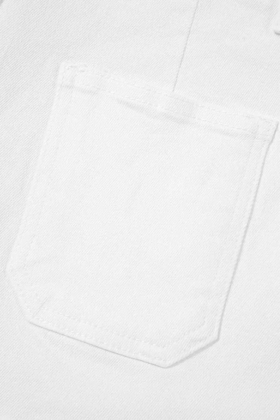 Denim Shorts Scalloped Hemline Denim Shorts