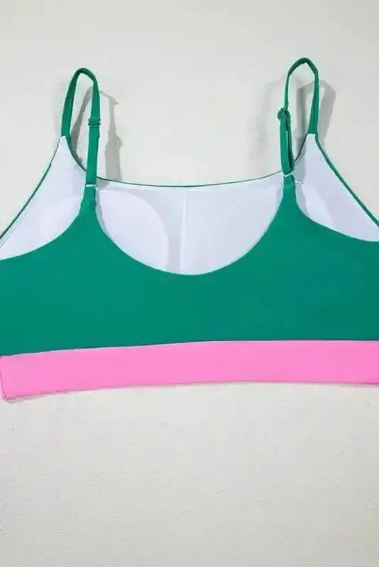 High Waisted Swimsuit Sea Green High Waist Bikini