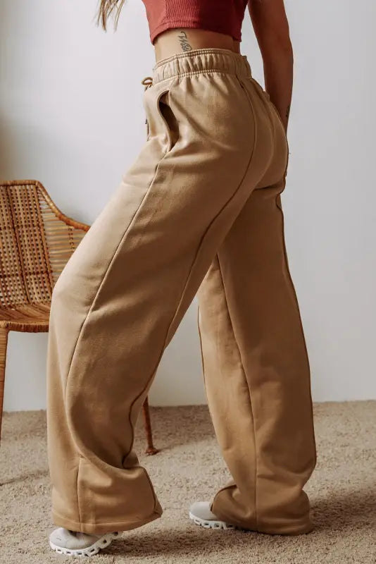 Seamless charm wide-leg trousers