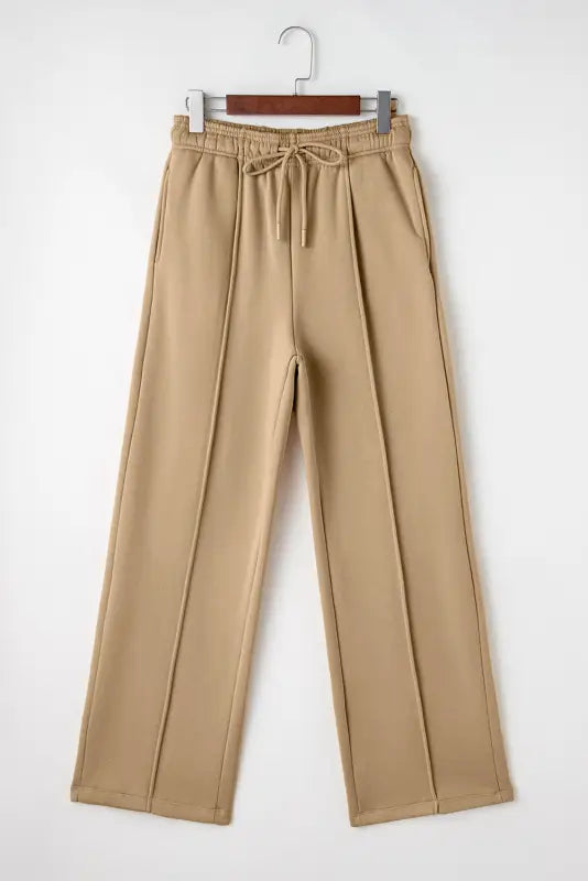 Seamless charm wide-leg trousers