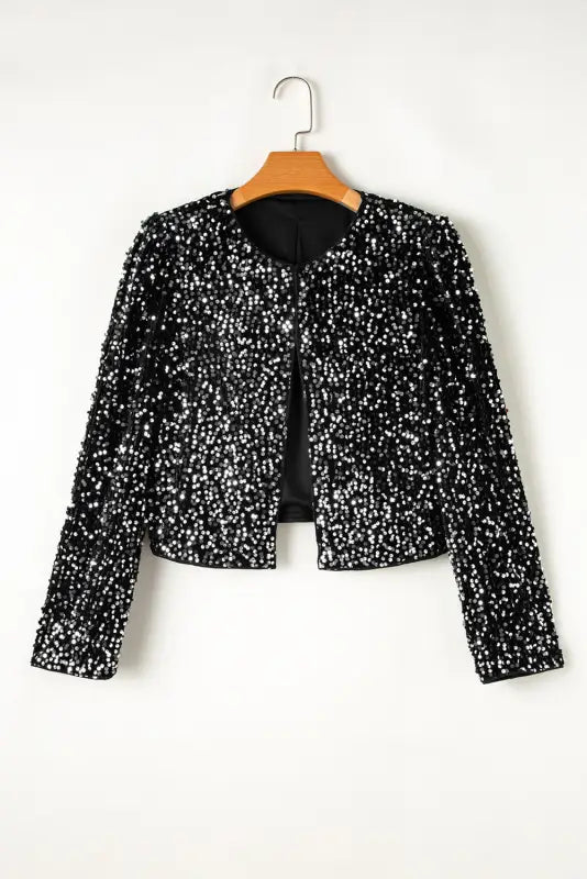 Sequin dream cropped jacket