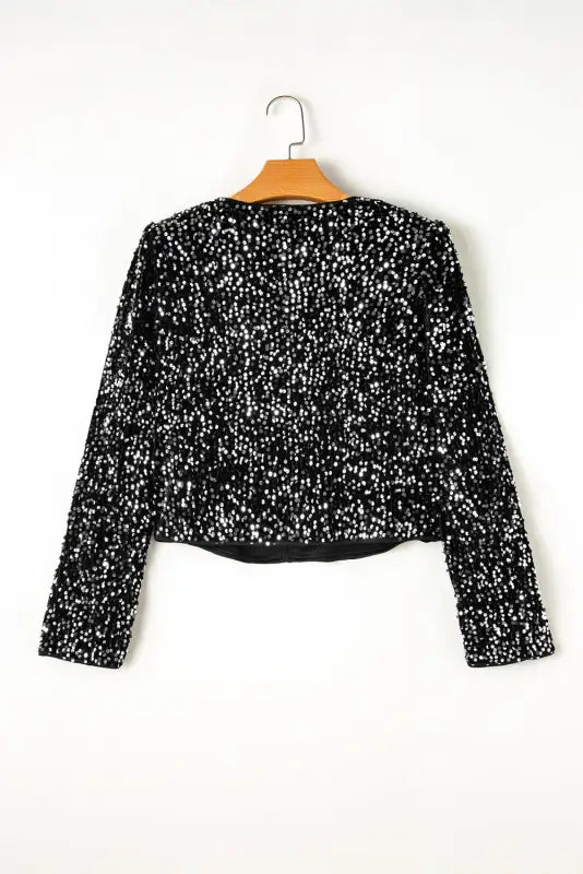 Sequin dream cropped jacket