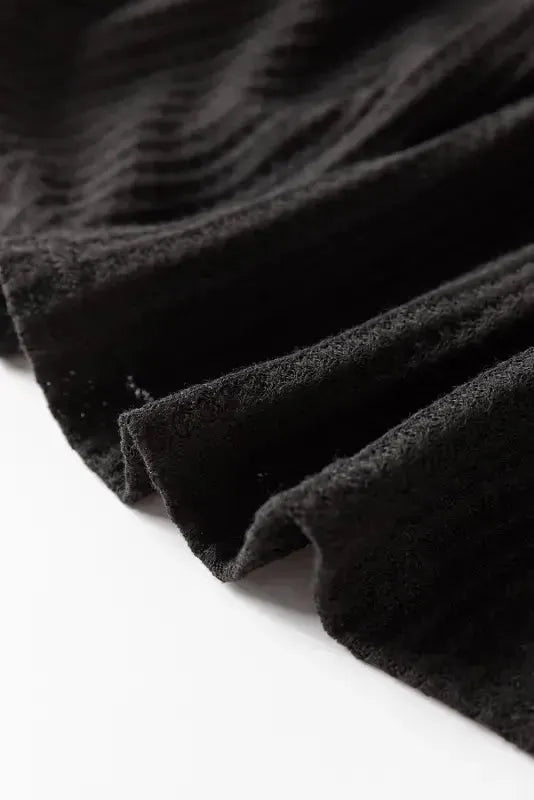 Sequin Patchwork Bell Sleeve Tunic Top - Fashionfitz