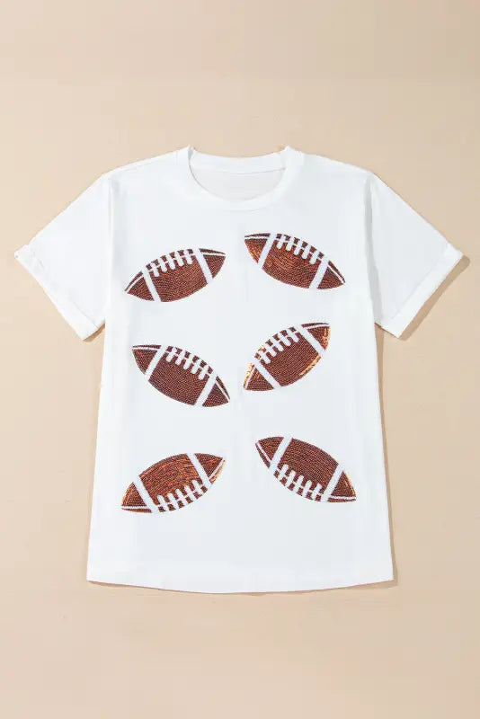 Sequin squad rugby tee | fashionfitz women’s wear