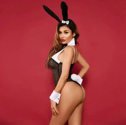 Sexy Bunny Bodysuit - Lace Cosplay Lingerie - Fashionfitz