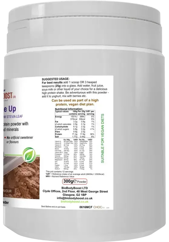 Shake Me Up (Chocolate)- Vegan Protein Meal Shake - Fashionfitz