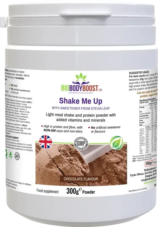 Shake Me Up (Chocolate)- Vegan Protein Meal Shake - Fashionfitz
