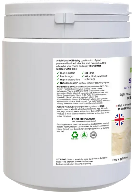 Shake Me Up (vanilla)- Vegan Protein Powder Meal Shake - Fashionfitz