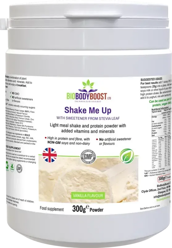 Shake Me Up (vanilla)- Vegan Protein Powder Meal Shake - Fashionfitz