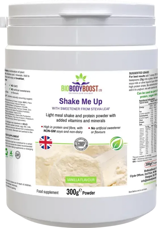 Shake Me Up (vanilla)- Vegan Protein Powder Meal Shake - Fashionfitz