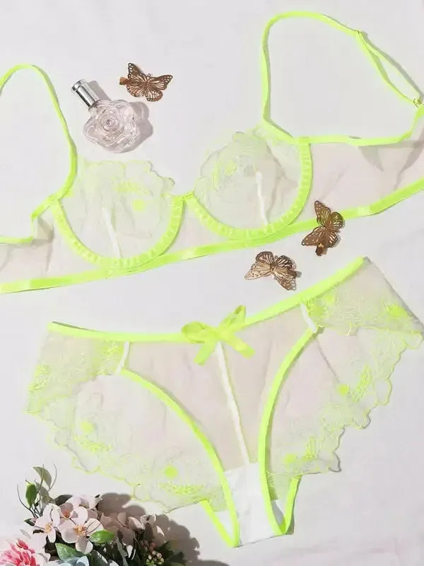 Shine For Me Mesh 2 Piece Set - Fashionfitz