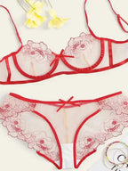 Shine For Me Mesh 2 Piece Set - Fashionfitz