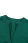 Shirt dress - green split v neck ruffled sleeves - mini dresses