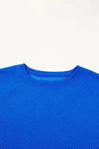 Shorts 2pcs Outfit - Dark Blue Plus Size - Fashionfitz