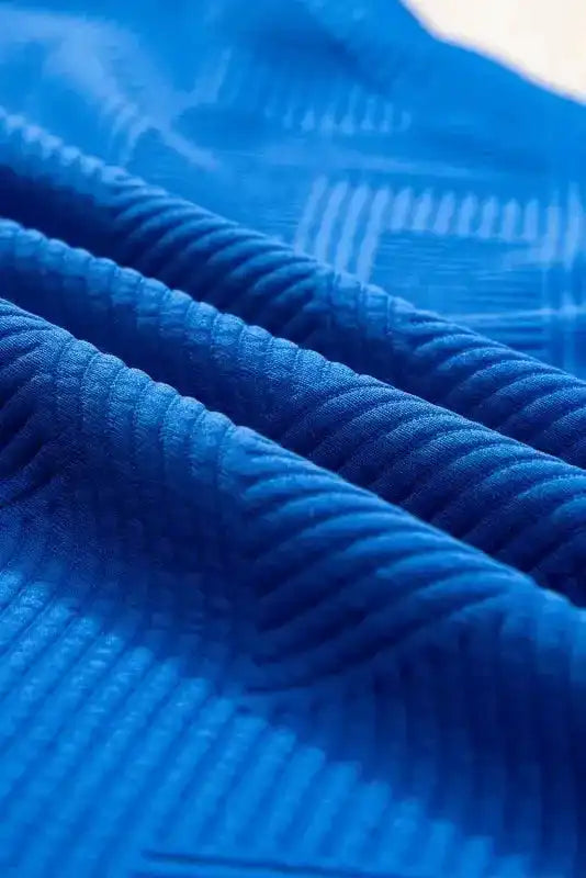 Shorts 2pcs Outfit - Dark Blue Plus Size - Fashionfitz