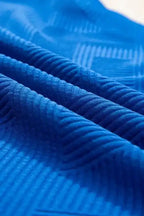 Shorts 2pcs Outfit - Dark Blue Plus Size - Fashionfitz