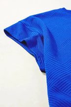 Shorts 2pcs Outfit - Dark Blue Plus Size - Fashionfitz