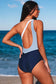 One shoulder one-piece swimsuit