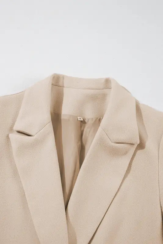 Single breasted lapel collar overcoat | fashionfitz