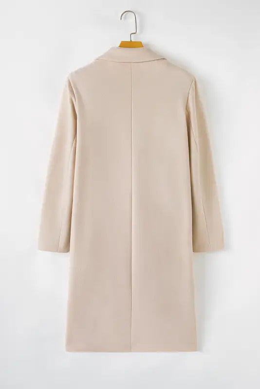 Single breasted lapel collar overcoat | fashionfitz