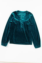 Skobeloff Beaded Velvet Blouse - Fashionfitz